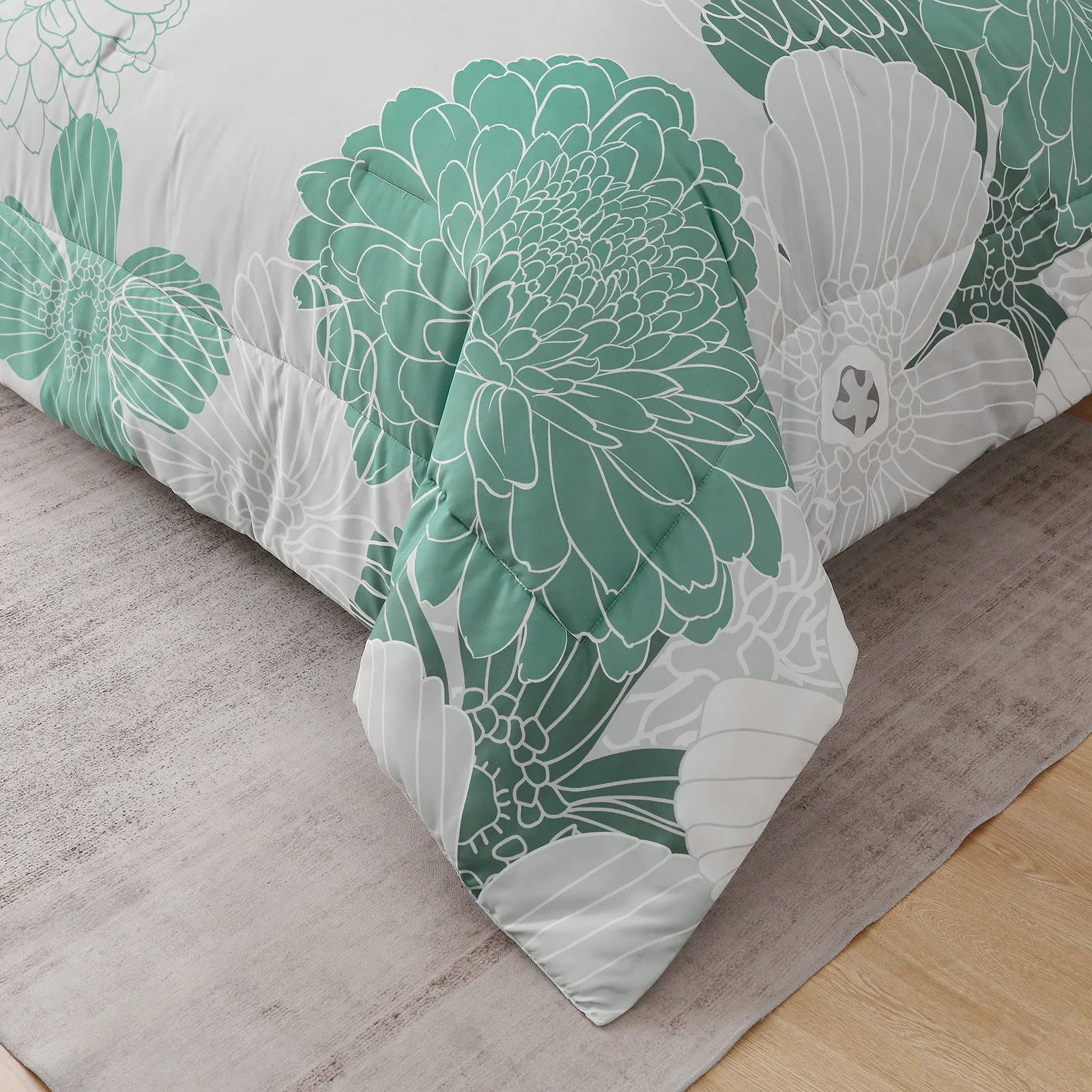 0jFloral-Winter-Comforter-Set-King-Size-Ultra-Soft-Quilted-Bedding-with-Pillowcases_1