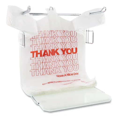 AmerCareRoyal Thank You Bags 13"x23"x23" Red/white 1000/Case