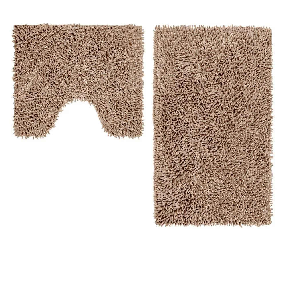 1b2-Pce-Shaggy-Toggle-100-Cotton-Bath-Mat-Set-Mocha