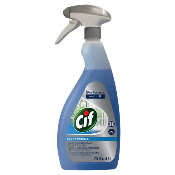 CIF Professional Glass & Multi Surface Spray 750ml | Affordable & Durable