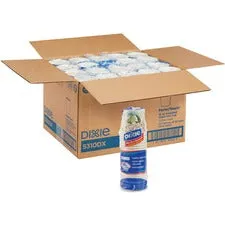Dixie PerfecTouch Hot Cups - 25 / Pack - 10 fl oz - 20 / Carton - White - Paper - Hot Drink