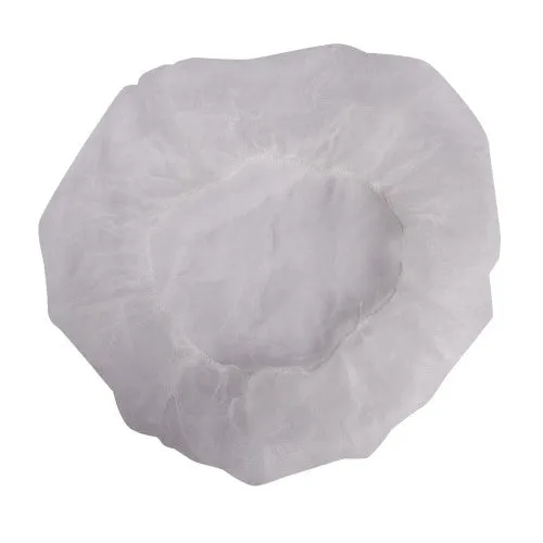 14 Gram Polypropylene Bouffant White - 21" 1000/Case