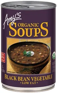 Amy's Soup Black Bean Vegetable Organic-14.5 oz.-12/Case