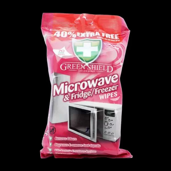 Greenshield Microwave & Fridge Freezer 70 Wipes 12 Pack
