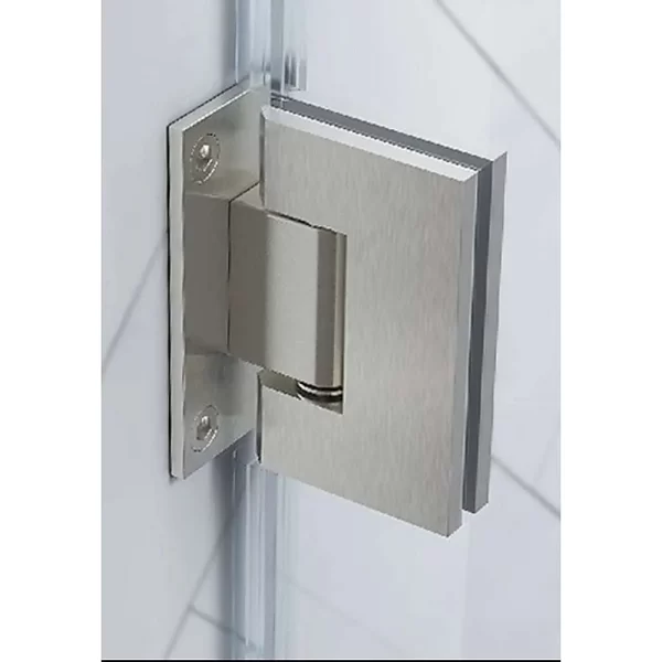 90 Degree Stainless steel Glass Shower Door L-Hinge in Black