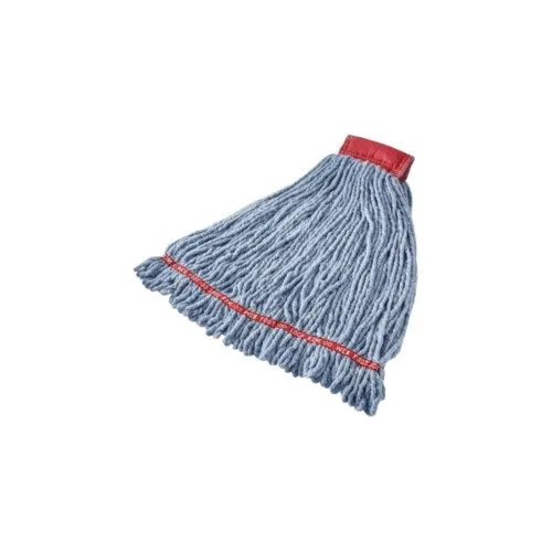 24 Oz Web Foot Blend Shrinkless Wet Mop 5" Headband Blue 6/Case