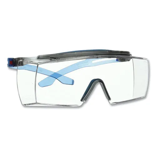 3M™ Securefit Protective Eyewear 3700 Otg Series Blue Plastic Frame Clean Polycarbonate Lens