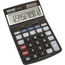 1180-3a Antimicrobial Desktop Calculator, 12-digit Lcd