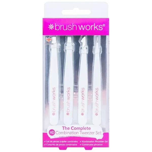 Brush Works The Complete Hd Combination Tweezer Set