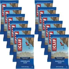 Energy Bar, Chocolate Chip, 2.4 Oz, 12/box