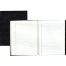 Executive Notebook, 1-subject, Medium/college Rule, Black Cover, (150) 9.25 X 7.25 Sheets