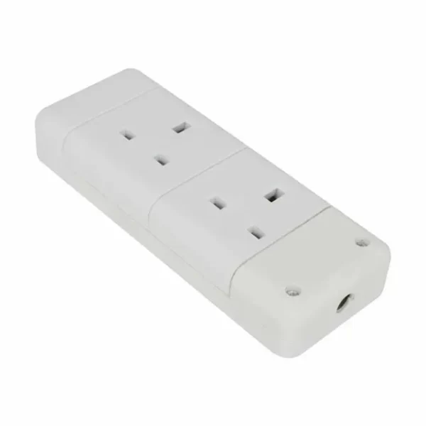 2 Way Rewireable Extension Socket Block
