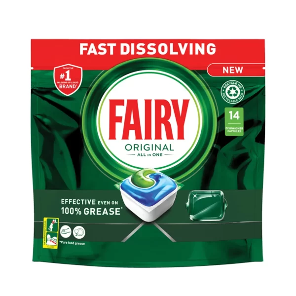 Best Fairy Origial All in One 14 Dishwasher Capsules