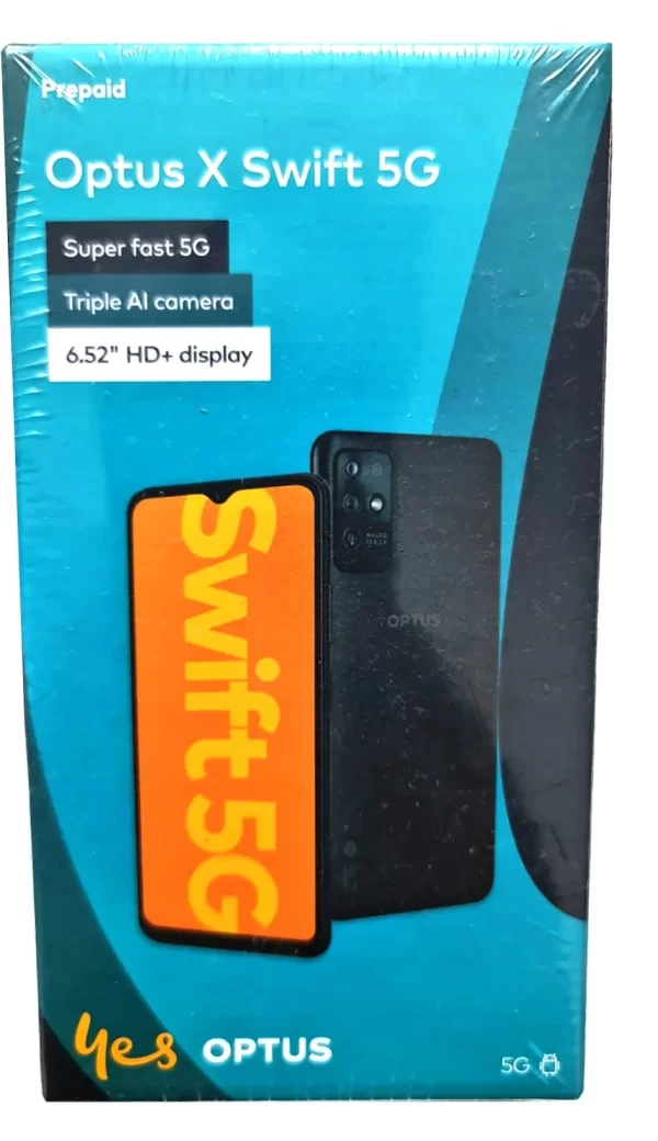 Optus X Swift Super Fast 5G Mobile Set/Triple AI Camera/6.52" HD+ Display