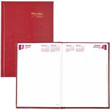 3eDaily-monthly-Planner-825-X-575-Red-Cover-12-month-jan-To-Dec-2023