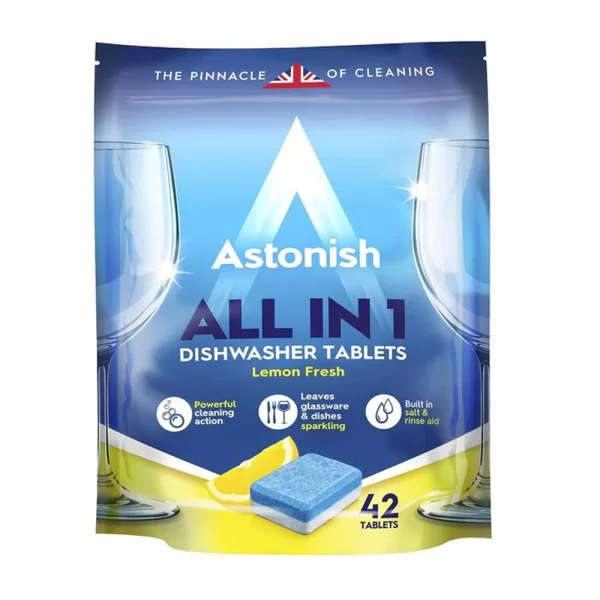 Astonish All in 1 Dishwasher Tablets 42s