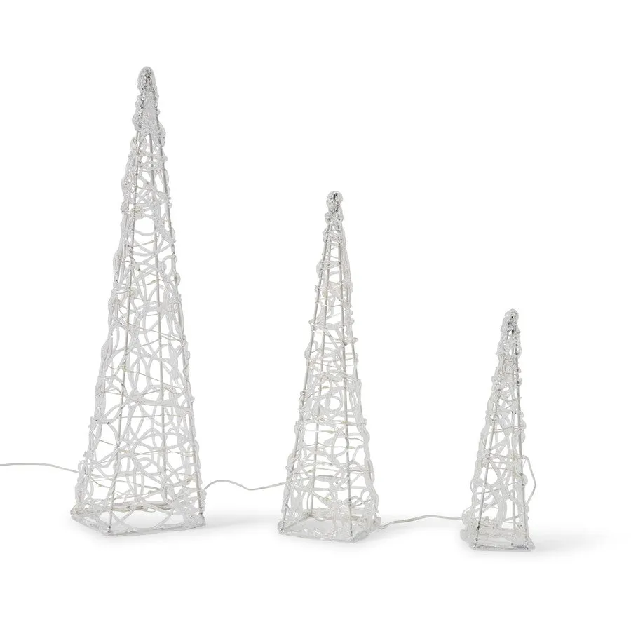 4eMirabella-Christmas-Battery-operated-40-LED-Arcrylic-Cone-3-Piece-Set_1
