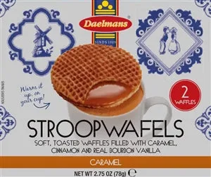 Daelmans Jumbo Caramel Wafer Duo Pack-2.75 oz.-12/Box-4/Case